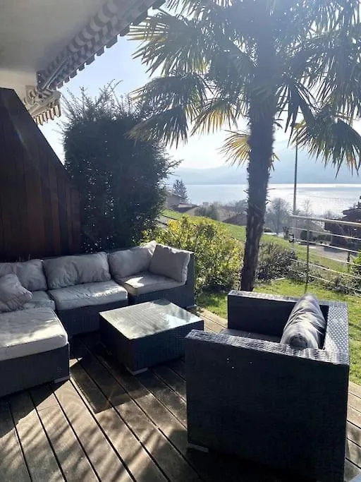 Apartment Duplex Avec Jardin, Superbe Vue Lac, Veyrier